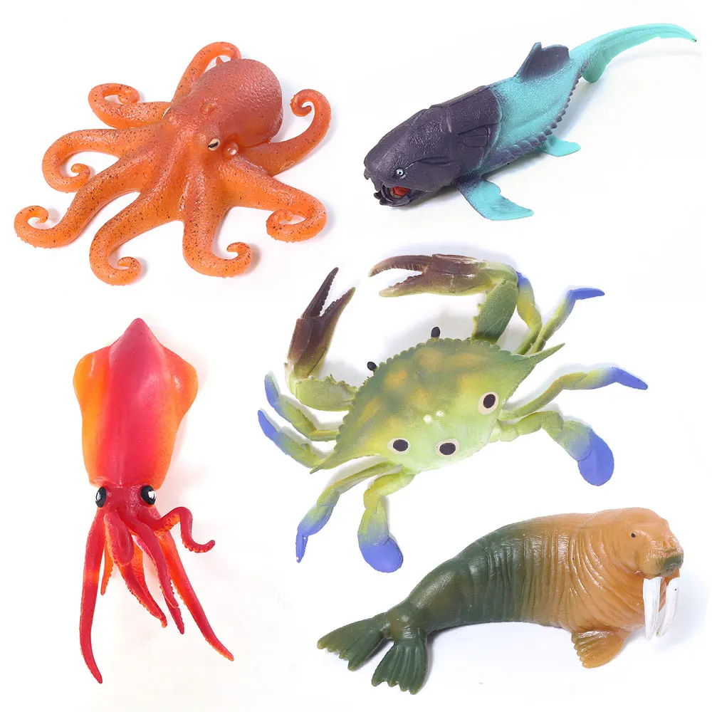 TPR material Environmentally friendly and recyclable soft plastic toy stretch TPR dinosaur