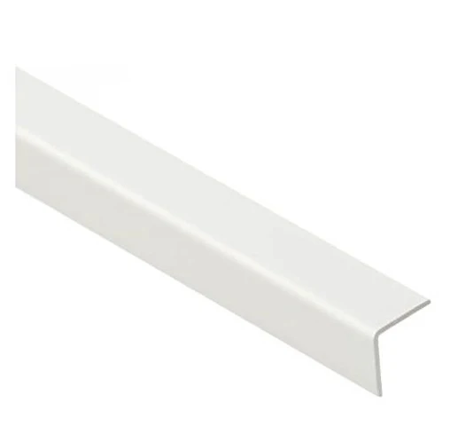 
White Plastic PVC Corner 90 Degree Angle Trim Wall Edge Protector 