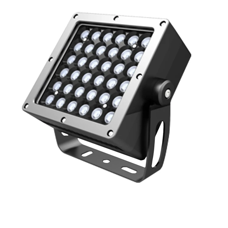 Квадратный светодиодный наружный прожектор IP67 RGBW DMX512 RGB фасадный 36 Вт 48 72 круглый