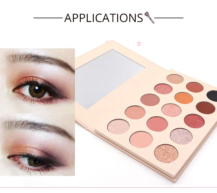 Makeup Pressed Powder Eyeshadow Pan Waterproof Wholesale Eyeshadow Palette