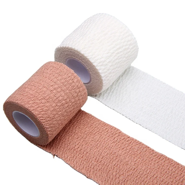 Waterproof Breathable Light Cotton Self Adhesive Elastic Bandage