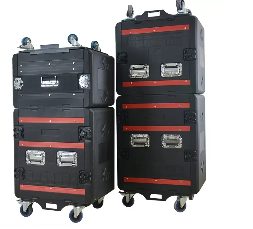 hifi power amplifier cabinet plastic hard case audio rack u case power amplifier racks case