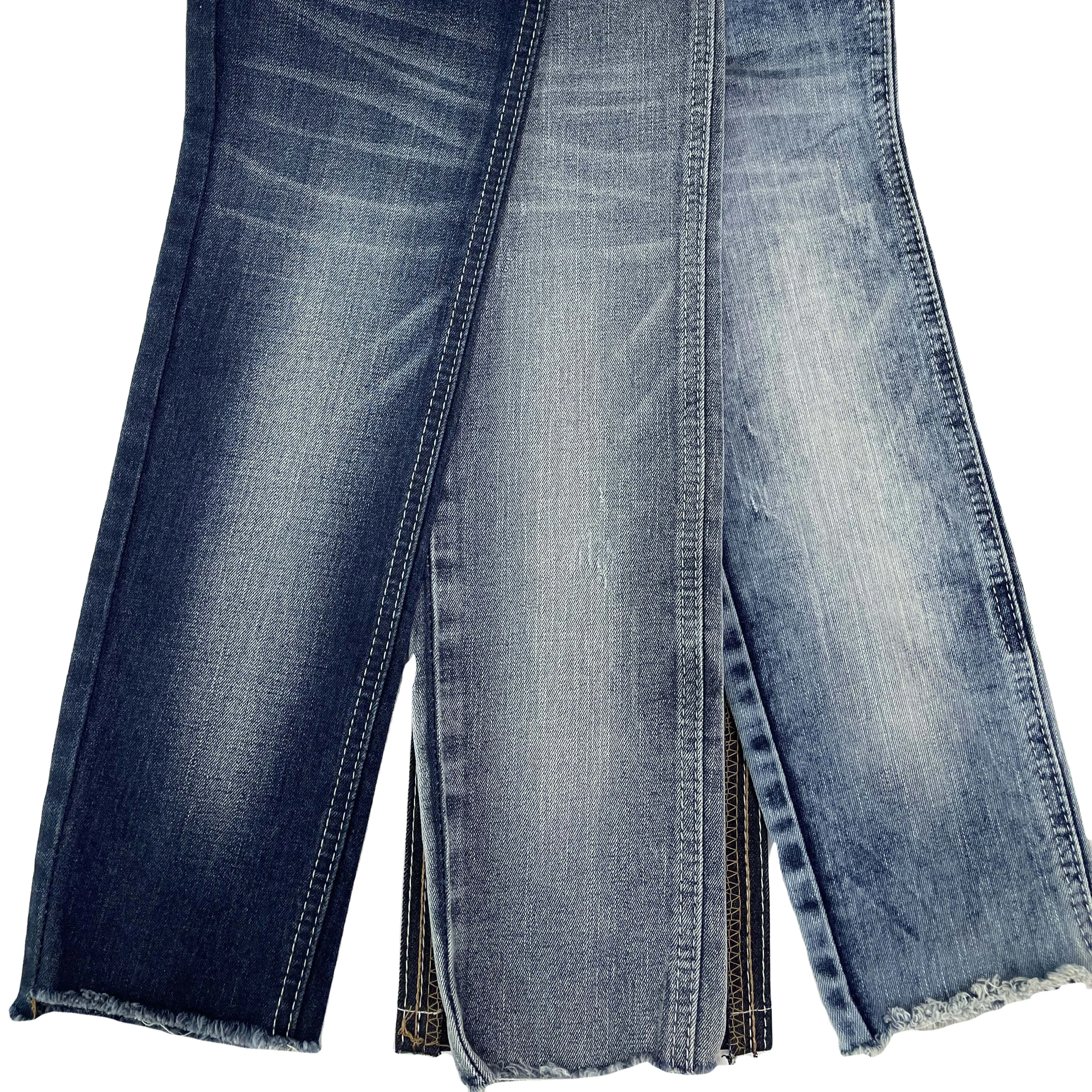 10 OZ beautiful slub TR 3/1 right twill stretch denim fabric wholesale fabric textile raw material denim