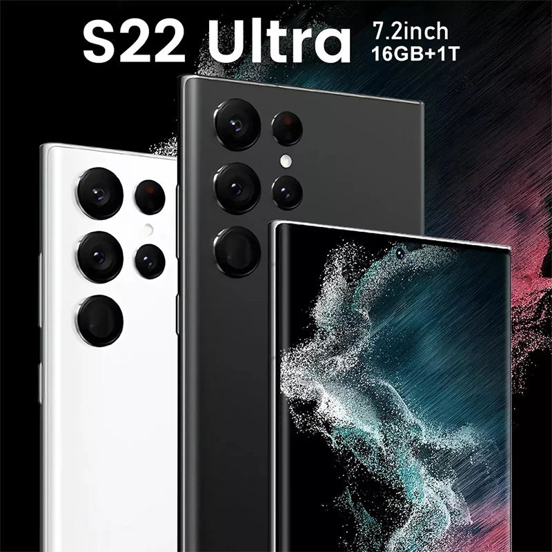 HOT SELLING S21 Ultra 2GB+16GB 24MP+48MP Android 10.0 phone 5G LTE original 7.2 inch MTK6889 smart phone excellent quality
