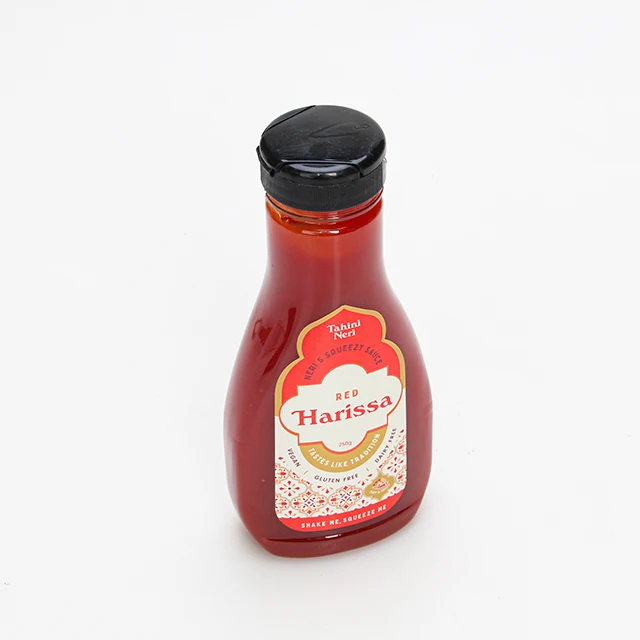260ml food grade PET plastic squeeze salad dressing ketchup sauce bottles  with flip top lid silicone valve fossil seal