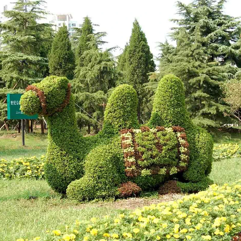 Artificial Grass Sculpture Tropical Animals Synthetic Grass Turf Outdoor Decoration Ornaments Artificial Grass for Garden