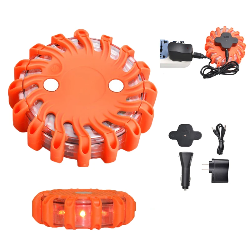 Заводской новый дизайн, профессиональная Магнитная аварийная дорожная Защитная красная светодиодная дорожная вспышка