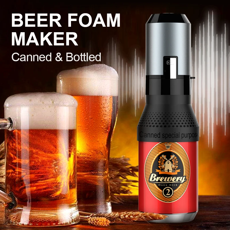 Portable Mini Smart Canned Bottle Beer Foam Maker Draft Beer Tower Dispenser Machine