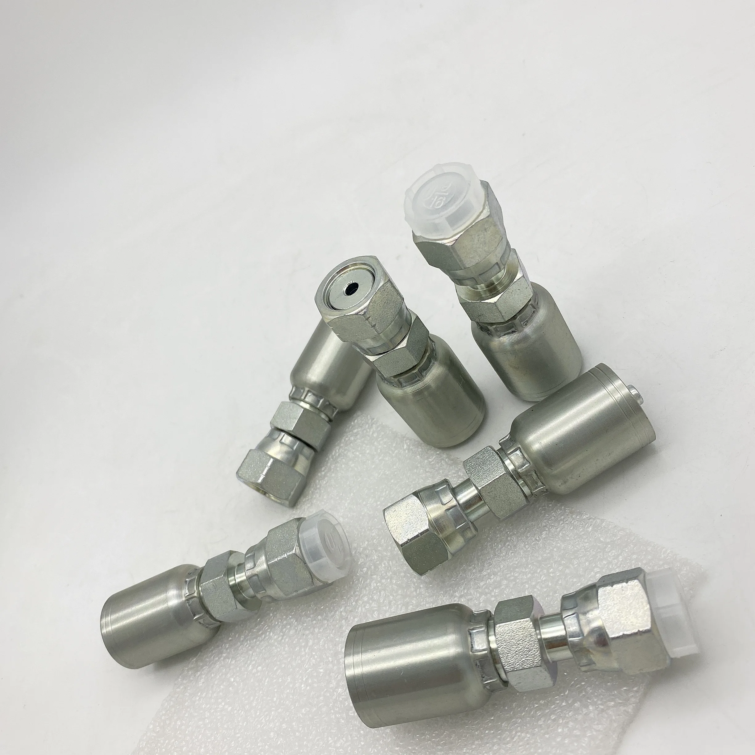 24211D-04-04PK Forged Technics Hydraulic Hose end Fittings Carbon Steel One Piece Fitting Hydraulic Hose Fitting