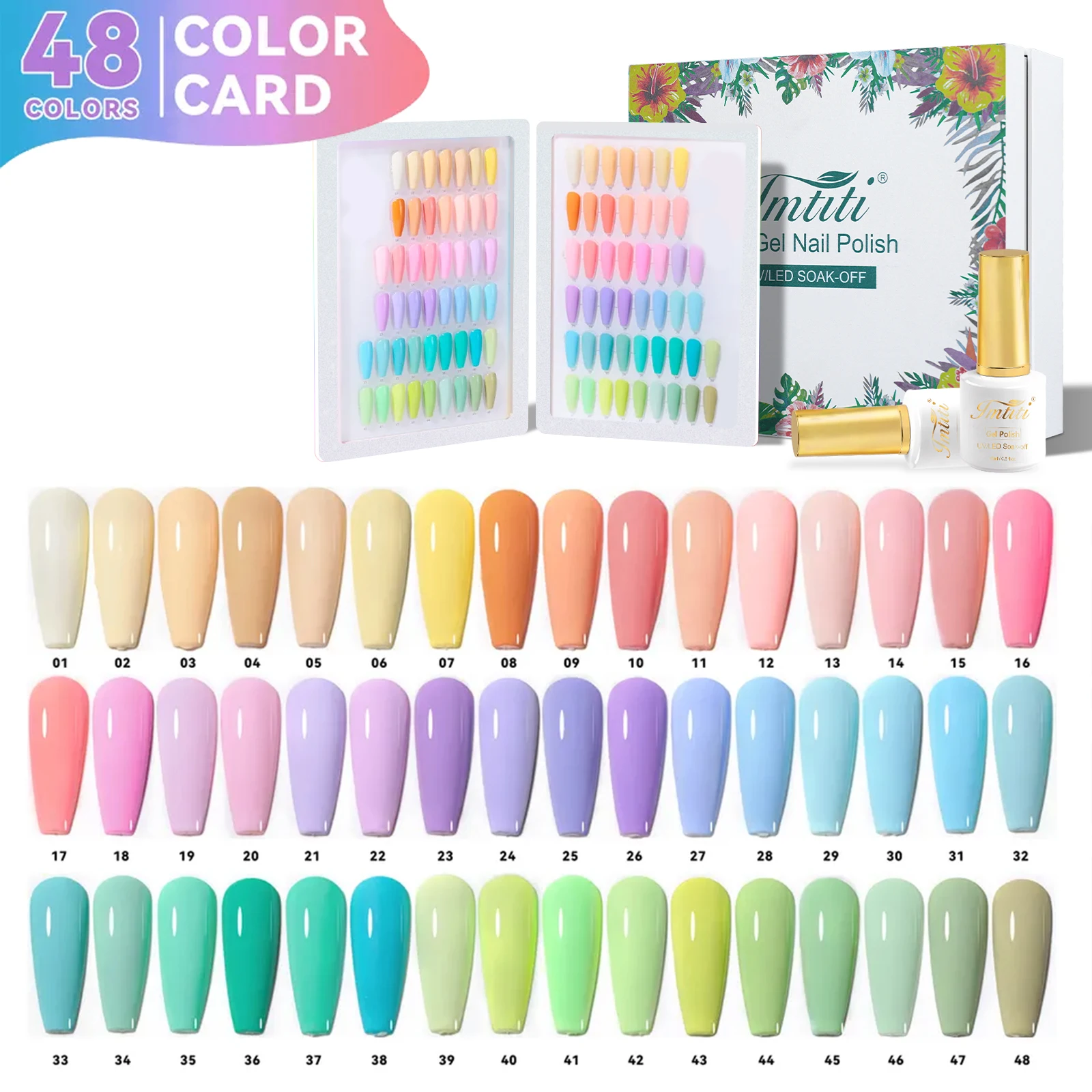 Factory customized plain macaron light nail polish Non toxic Top and Base Coat extended nail polish Paint Uv resin polish