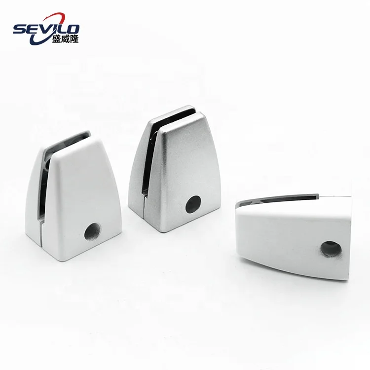 T type holding glass table partition hinge office desk clamp