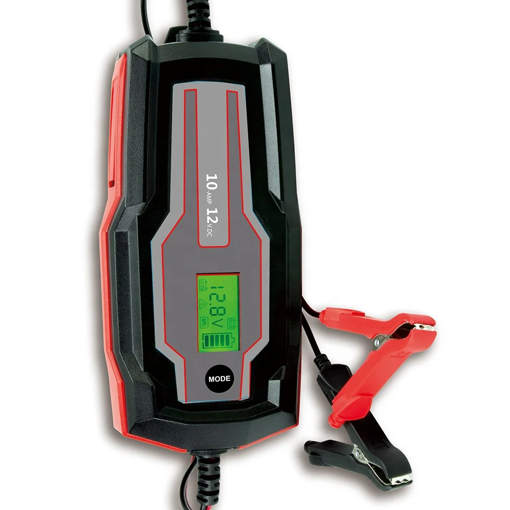 TIROL T26678 USA 3-200Ah Portable 12V 48V 2A 10A Automatic Smart Charger for Lead Acid Car Battery