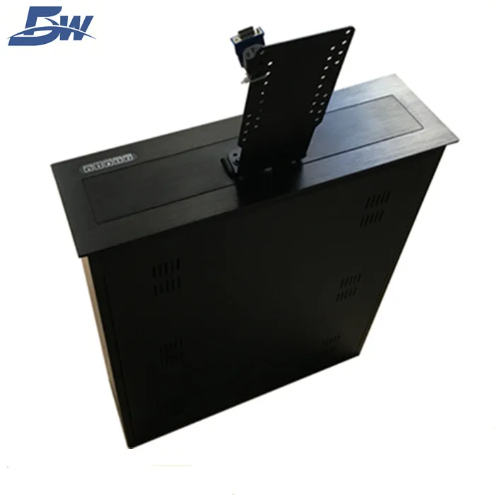 BW-LU19 Motorized Pop Up Desk Lifting Mechanism For LCD Monitor Screen In Audiovisual Conference System