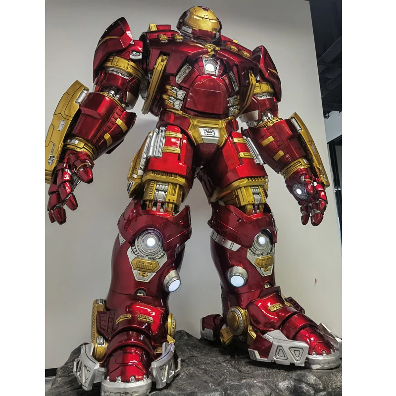Custom the Avengers life size MK44 Iron Man fiberglass resin Interior decoration statue large Iron Man armor for sale
