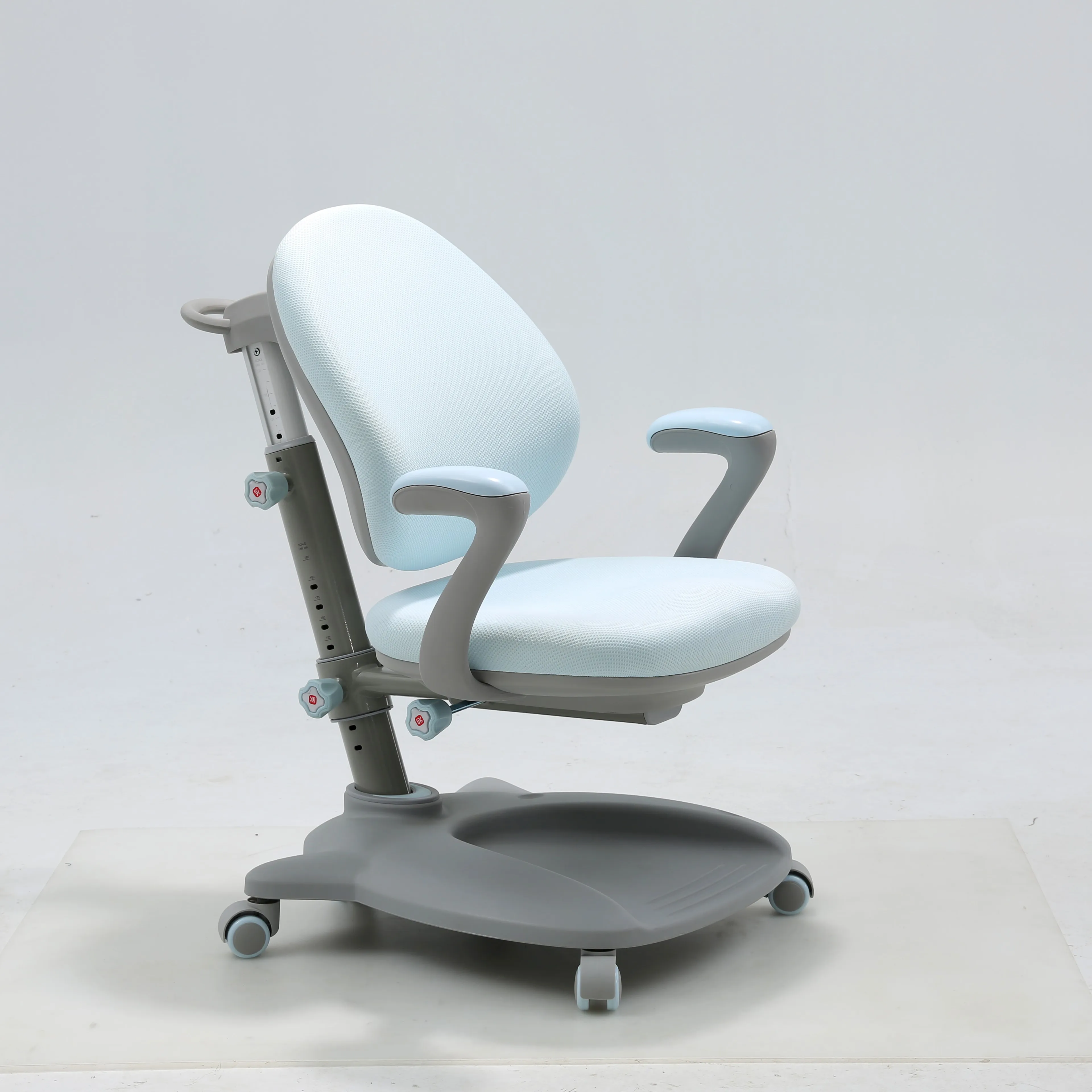 
Customized royal feature rocking chair metal steel bow sitting swing chair for kids 