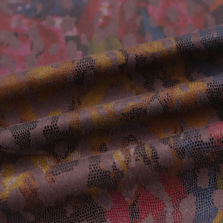 Женская замшевая ткань под заказ с принтом в виде змеиной кожи