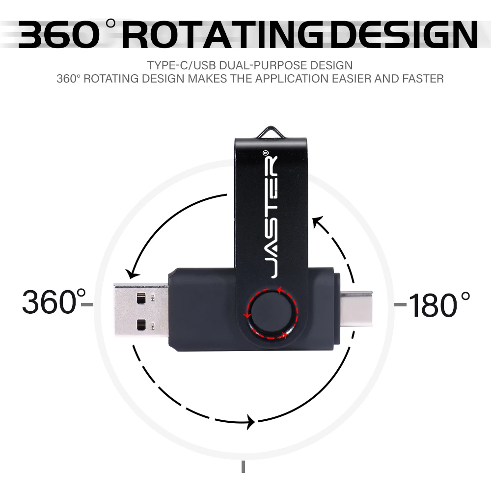 Jaster pendrive 128mb 4gb 8gb 16gb 32gb 64gb 128gb  type-c u stick with custom logo cheap promotional usb flash drive