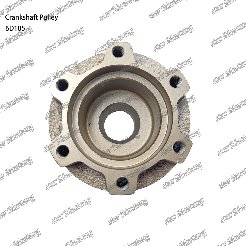 6D105 Crankshaft Pulley Suitable For Komatsu Engine Parts