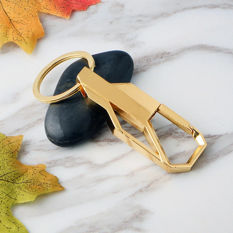 Classic 3 Color Key Chain Key Ring Gold Black Silver Color Metal Keychain for Men Car Key Chain