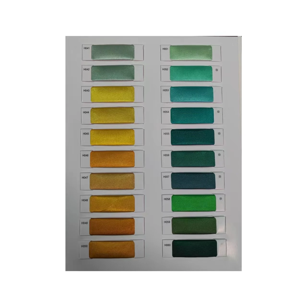 Glossy Twist Stretch digital print  Satin120+ colors sample book