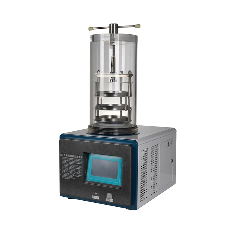 Laboratory tabletop vacuum small food freeze dryer lyophilizer  -55 degree