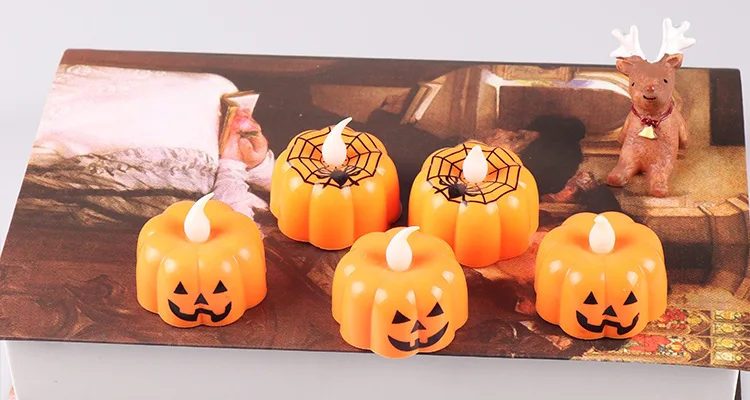 
Halloween decor Fashion Halloween Party Decoration Pumpkin Lamp Led Pumpkin Candle Lamp Halloween decoration outdoor 