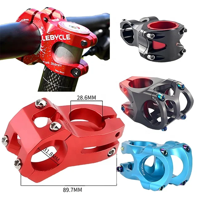 Custom bicycle grips mtb cnc turning milling CNC machining parts Aluminum/stainless steel Bike Short Handlebar Stem part Service