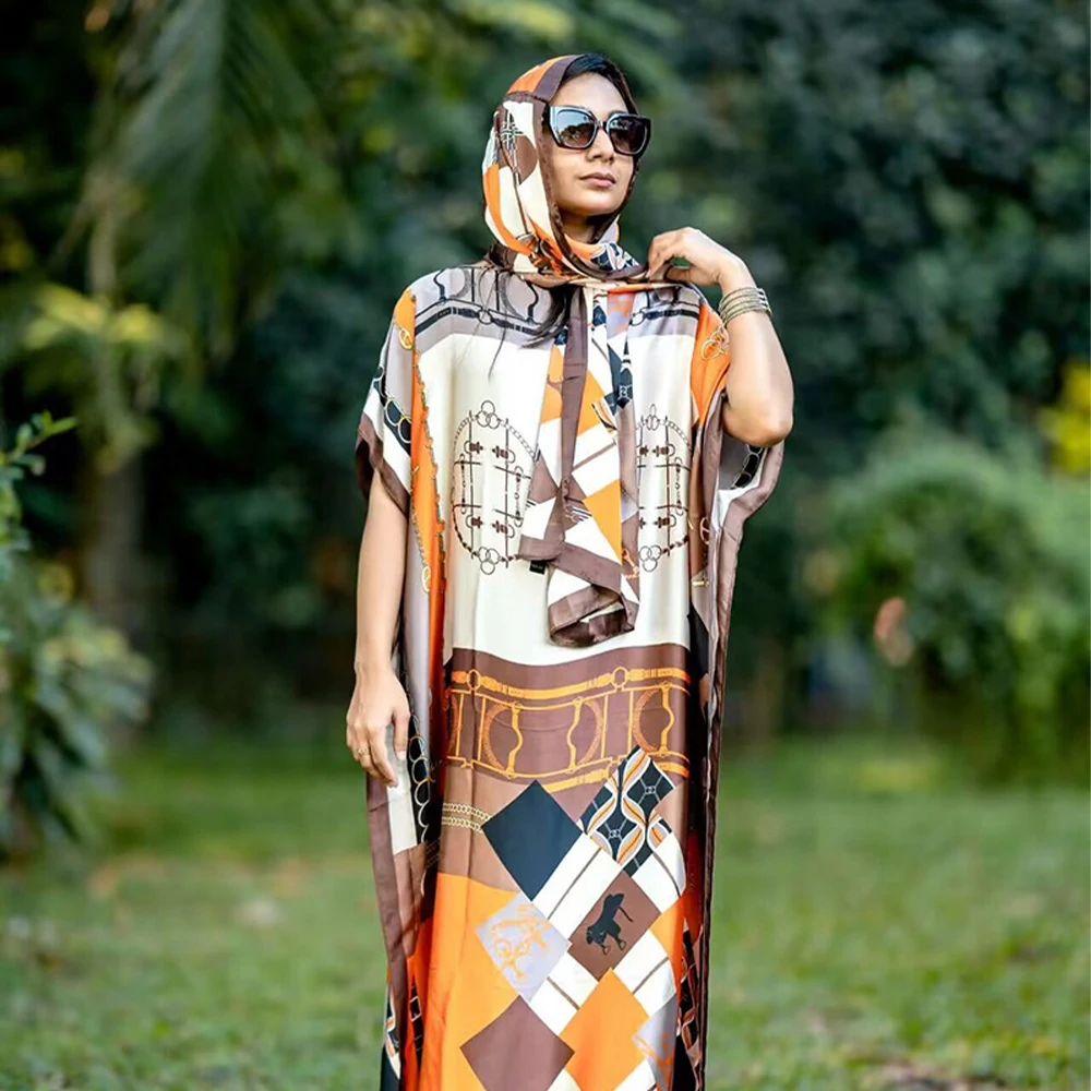 Latest Design Manufacturer Custom Islamic Printed abaya femmes robe musulmane Long Modest Dress Modesty Abaya Coat For festival