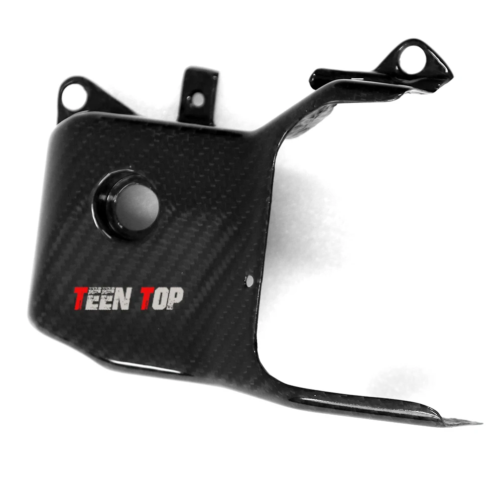 Глянцевая передняя панель из 100% саржевого переплетения для мотоцикла Ducati Panigale V4 V4S V4R 2018-2020, карбоновые обтекатели