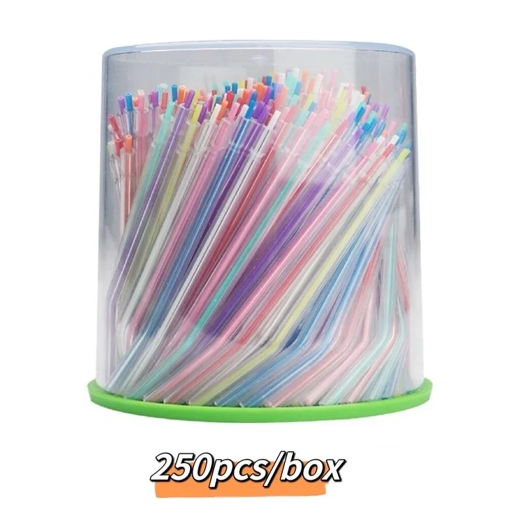 Dental Disposable Material Colorful Syringe Tips Bottle Package HC-SS06