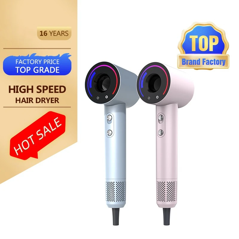 Low Noise 110000 RPM High-Speed Brushless Motor Negative Ionic Blow Dryer for Fast Drying
