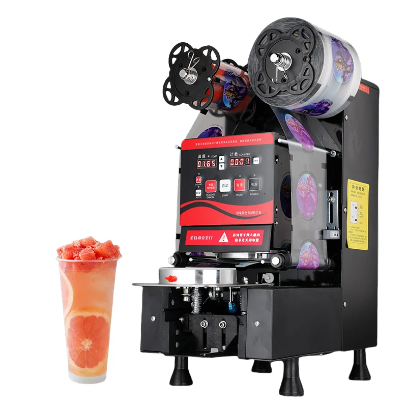 Portable Bubble Tea Sealer Machine Plastic Cup Sealing Machine Automatic Sealing Machine