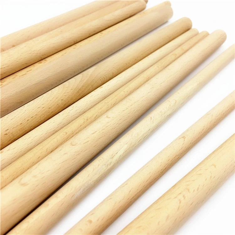 Wholesale Wood Color Pole Camphor Wood Peel and Rod Stick  Hiking Eco Friendly Round Stick Maker Wooden Sticks With Board Math