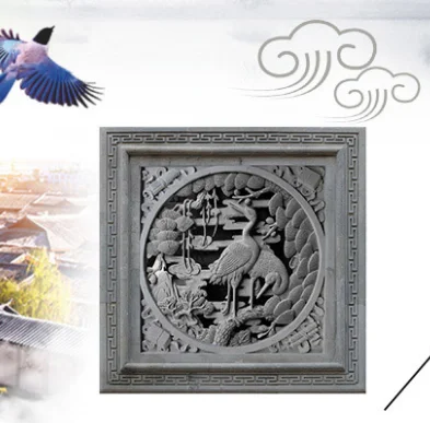 Chinese style Archaize Brick carving for building shadow wall and window and floor