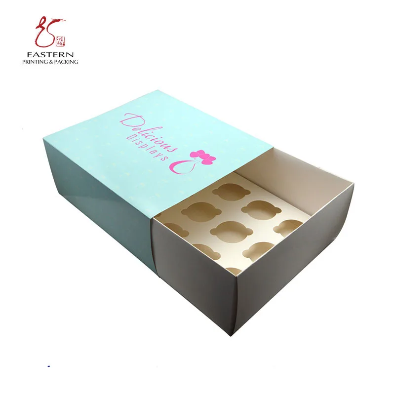 Custom food grade Print Cardboard Cookie Cake Donuts Box  mooncake packaging box