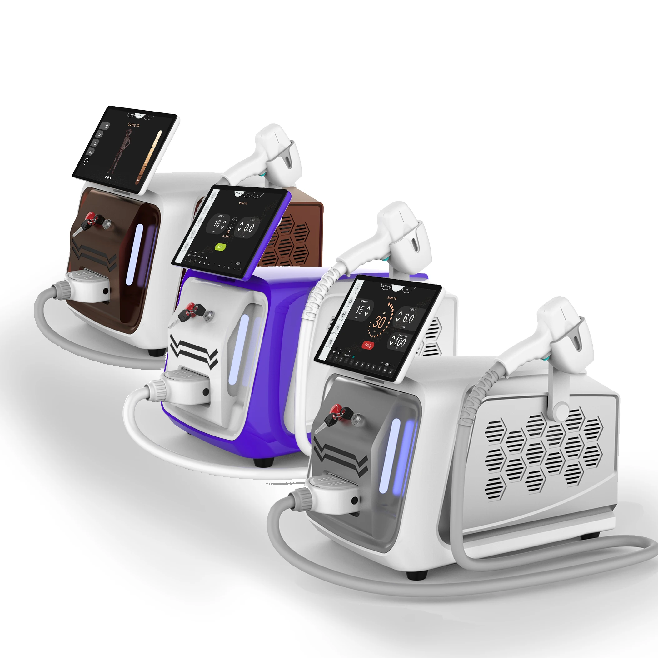 Portable Alex 1800W 755 808 1064 940 wavelength laser depilation diode laser permanent hair removal laser machine promotion