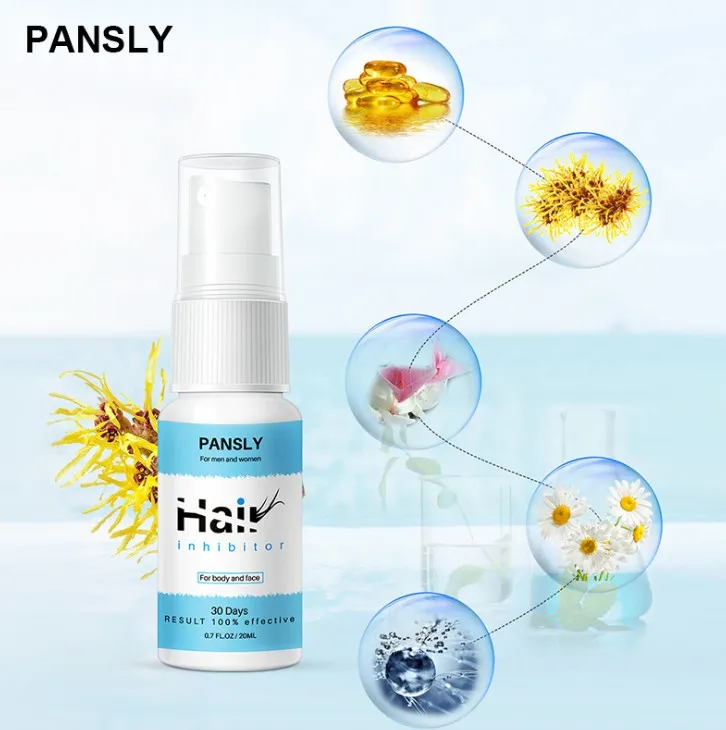 20ml Painless Hair Stop Removal Spray Hair Growth Inhibitor Spray For Facial Beard Bikini Intimate Legs Body Armpit Dropshipping