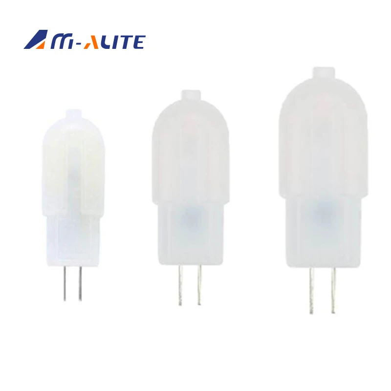 Silicone Cover 2700K 6500K SMD 2835 Corn Light AC/DC 12V 1.5W 1.8W 2.5W G4 LED Bulb Light