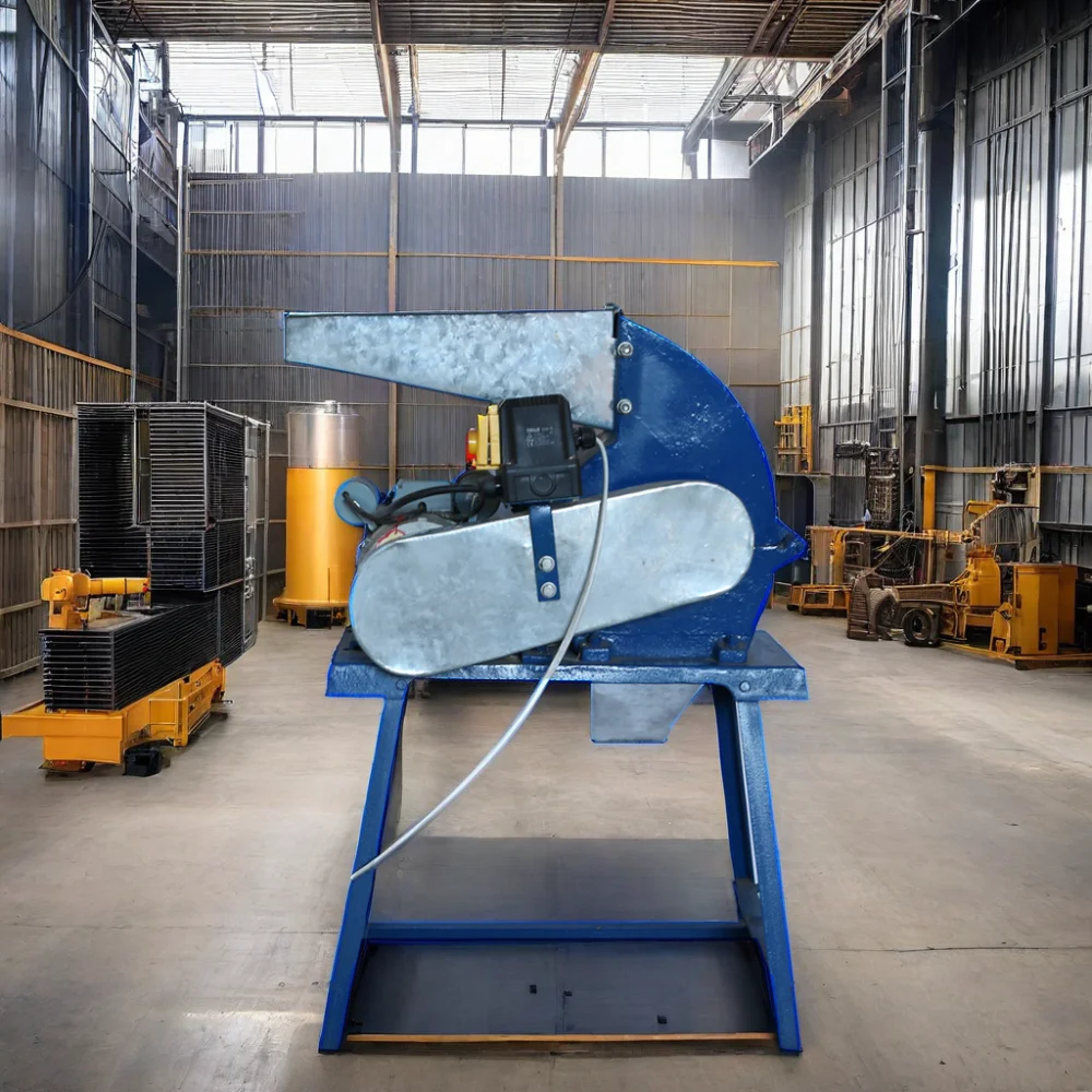 2024 New Small Wood Hammer Mill with Chipper Feed Processing Machines in One Unit