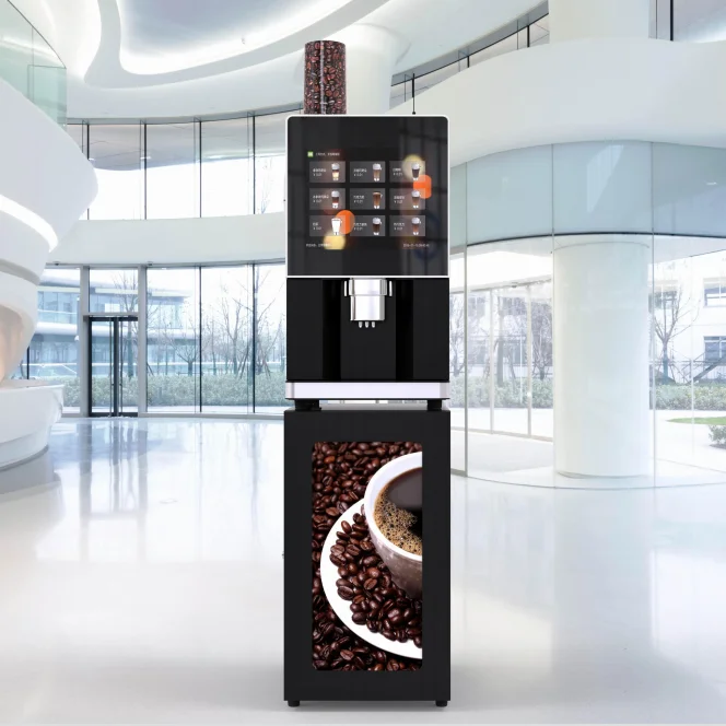 
Electric Smart Touch Screen Automatic coffee machine 1 bean 3/4 powders 