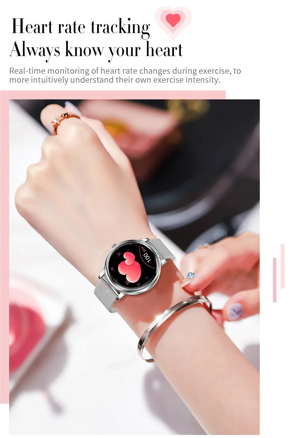 Customized Logo Men Women Smartwatch Sport Android IOS Smart Watch Round Screen Mobile Phone