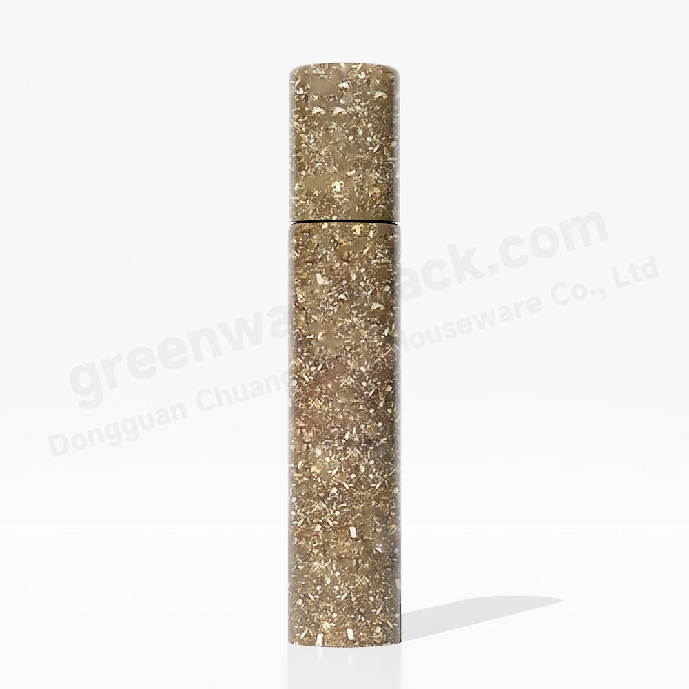 Eco Friendly Wheat PLA Bagasse Coffee Grounds Oil Roller Balls On Bottle Essential Oil Roller Bottles