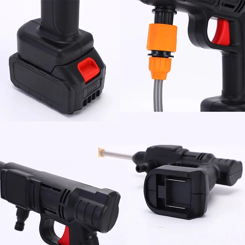 Car Washing Machine Water Spray Gun Car Wash Wireless Lithium Battery Portable High Pressure Car Washer