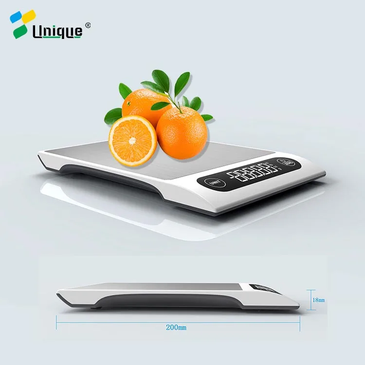 Лидер продаж в Китае! 5 кг. нержавеющей стали Электронные Цифровые Смарт кухонные весы для взвешивания Прецизионные пищевых продуктов