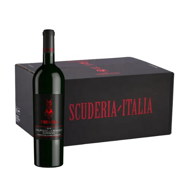 Six Pack VALPOLICELLA RIPASSO SUPERIORE DOC Scuderia Italia 2016 0.75L Prestigious Italian Red Wine