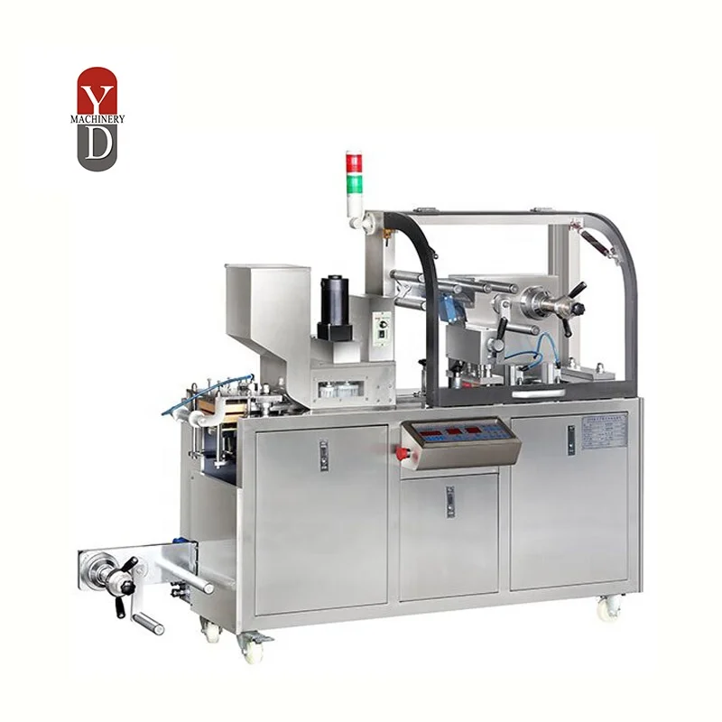DPP-80C 2022 New Mini Automatic Blister Packing Machine for Tablet Capsule Softgel Candy