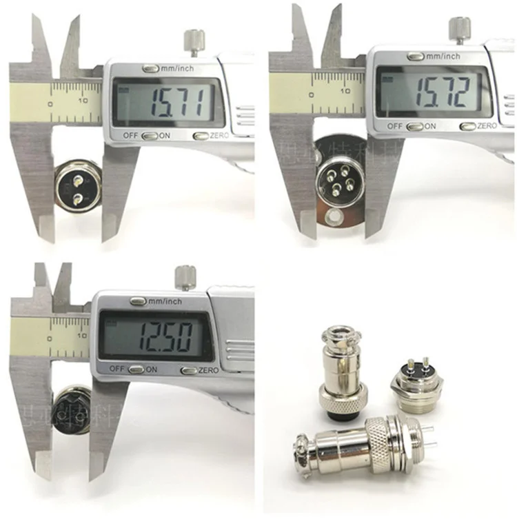 Supplier IP55 M16 Aviation Metal Panel Mount Plug Sockets Straight Angled Male Female GX16 Cable BNC Connector Power Waterproof