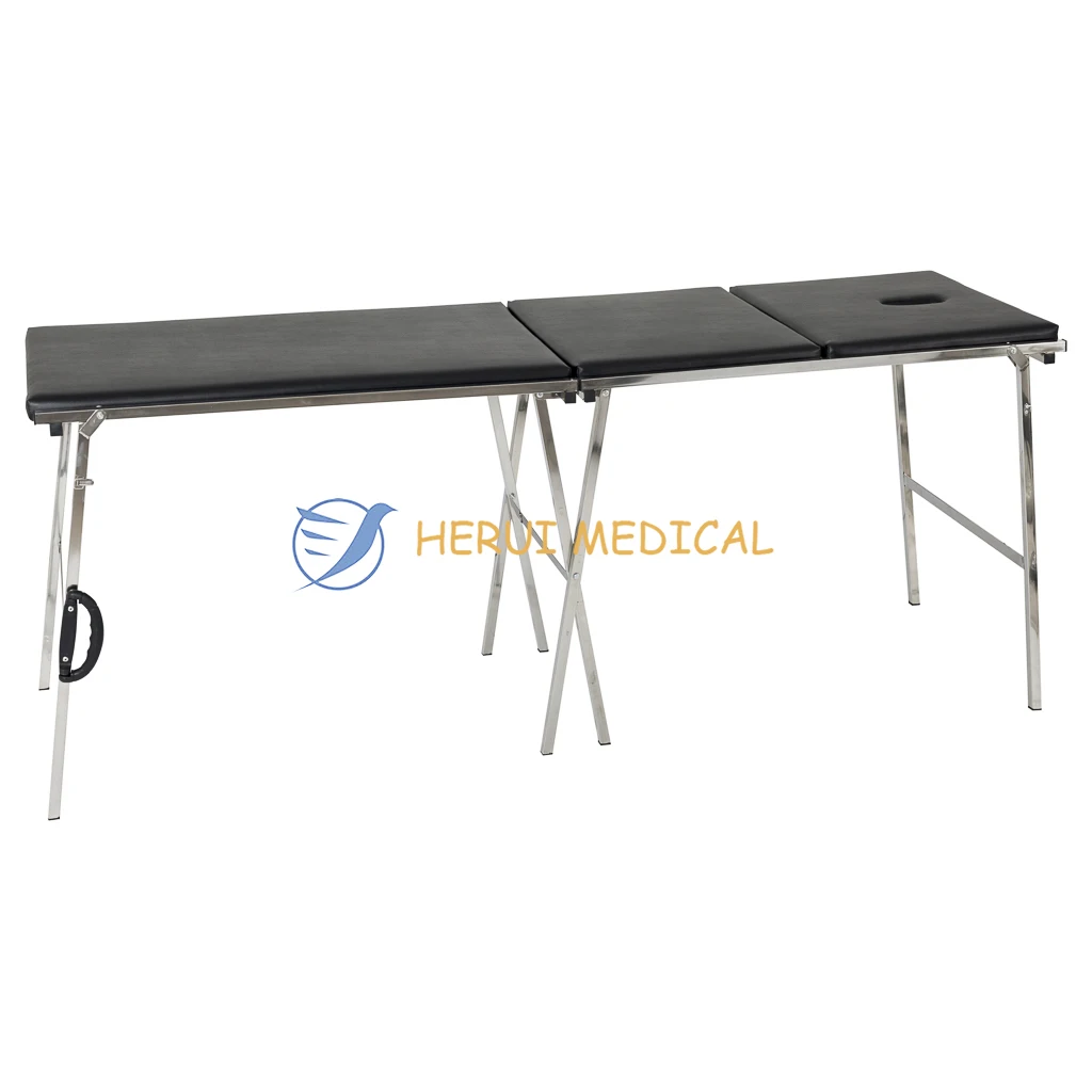 
Portable massage tables Folding examination couch Medical examination table 