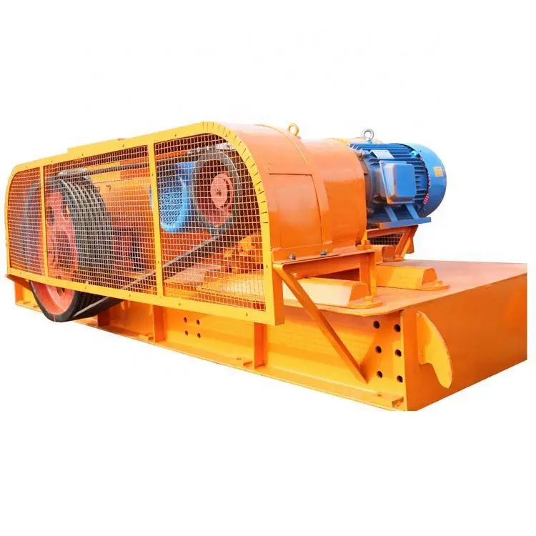 Roller Crusher For Clay Material 2Pg 250X200 Teeth Double Shaft Mill Hard Stone Rock Edible Oil Machine Crude Salt Crushing