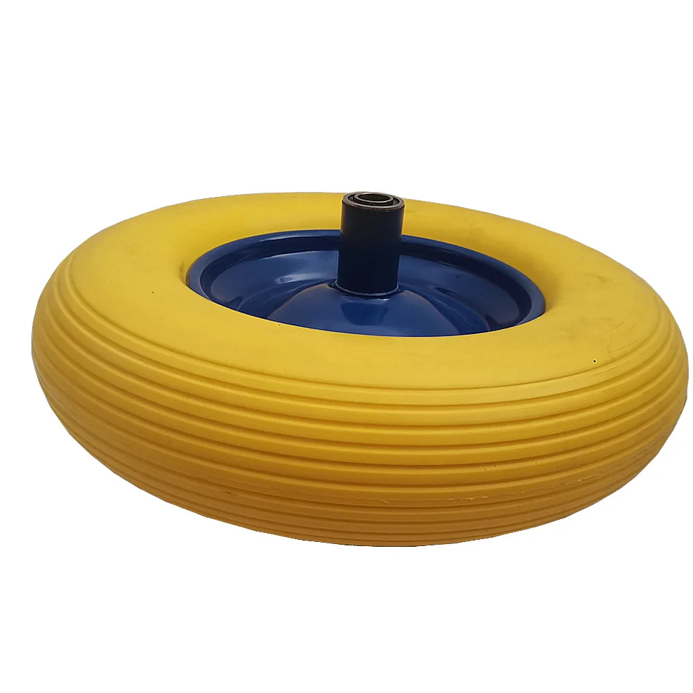Wholesale 16 inches PU Solid Foam 4.80 / 400 - 8 puncture proof Metal Barrow Wheel Tyre